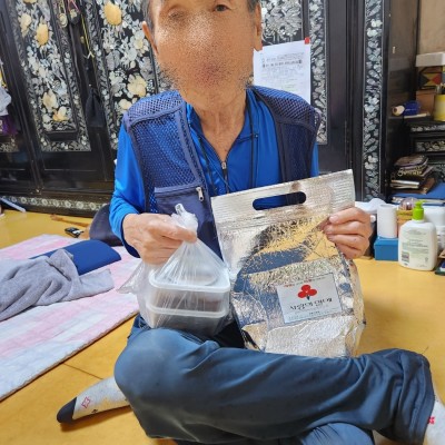 재가노인지원서비스 7월 밑반찬 지원 및 부광식육점 후원물품지원 이미지